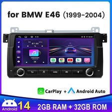 Android14 Autoradio Apple Carplay DSP GPS Navi WiFi BT Für BMW 3er E46 1998-2006