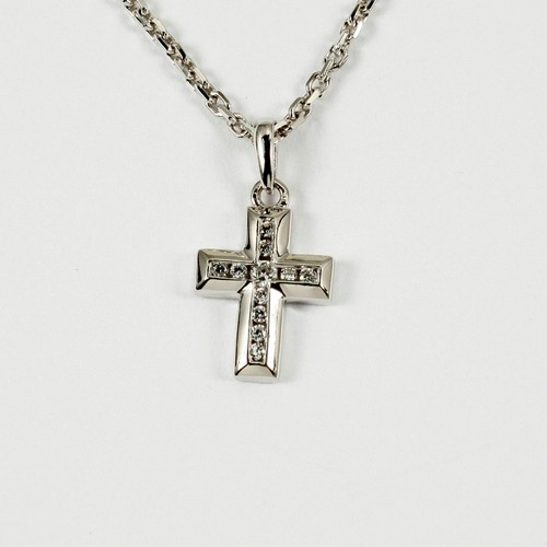 Kleines kreuz 333 weißgold - kleines,