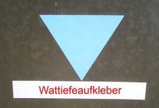 Sticker wading depth NVA DDR