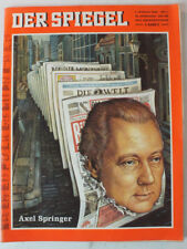 Magazin Der Spiegel 01.01.1968 Axel Springer Verlag Presse Monopol? Blatt B10435