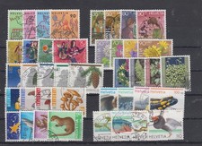 Schweiz,10 Zuschlagssätze, pro juventute, gestempelt