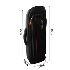 Musikinstrumente Trompetentasche Oxford Tuch Rucksack 22.44 X 6.69 X 5.12inch
