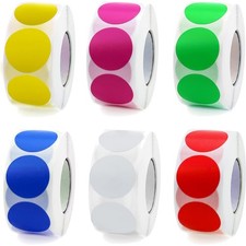 Runde bunte Aufkleber