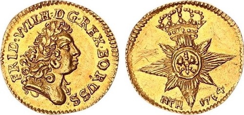 Preußen dukat gold - 1/4,