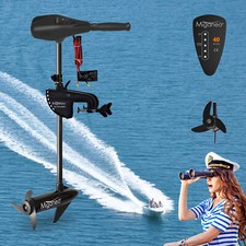 Miganeo® Bootsmotor Elektromotor für Schlauchboot TRS 40 Schubkraft Aussenborder