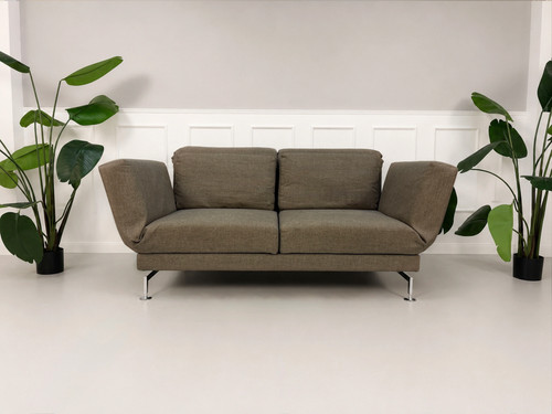 Brühl moule sofa braun - moule, grau