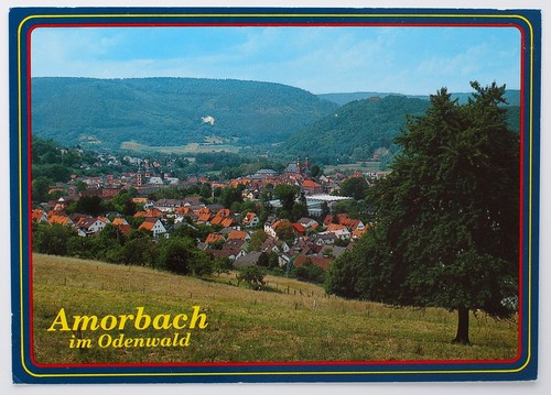 Postkarte amorbach im - -,