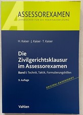 Die Zivilgerichtsklausur im