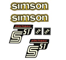 6 teiliger Dekorsatz Simson