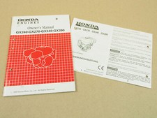 Honda GX240 GX270 GX340 GX390 Bedienungsanleitung 2003 Owners Manual