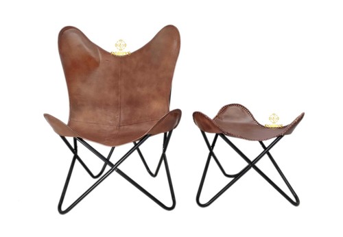 Butterfly chair echtes leder - chair,