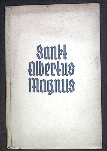 Sankt albertus magnus wie - albertus, er