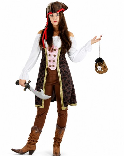 Damen piratenkostüm piratin - piratenkostüm,