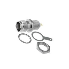 2X TNC-201 Buchse TNC weiblich Löten für Frontplatten