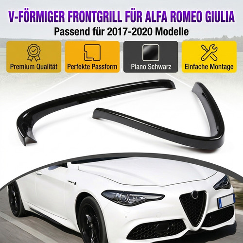 Förmig glänz frontgrill - v-förmig,