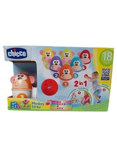 CHICCO Fit&Fun Monkey Strike Zielspielzeug Kinder Bowling Stapelturm Mehrfarbig