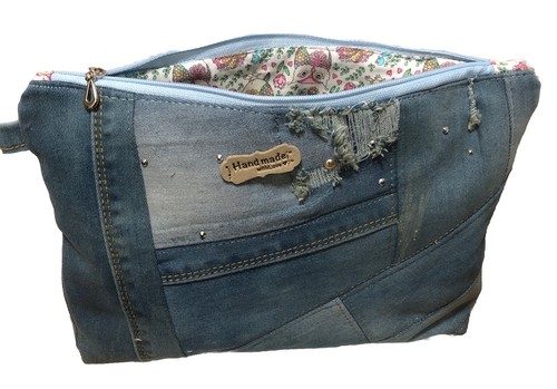Jeanstasche patchwork neu - jeanstasche,
