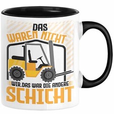 Staplerfahrer Tasse Geschenk für Gabelstapelfahrer Lagerist Geschenkidee Lager