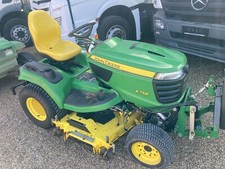 John Deere X758 Klein traktor Rasentraktor Diesel Allrad Mähwerk Fronthydraulik