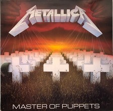 METALLICA MASTER OF PUPPETS 1986 MUSIC FOR NATIONS VINYL LP RR9717 EX WITH INNER