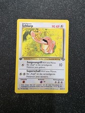 Pokemon Karte Schlurp 38/64 Dschungel Deutsch 1. Edition
