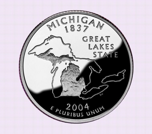 Quarter dollar michigan 2004 - quarter,