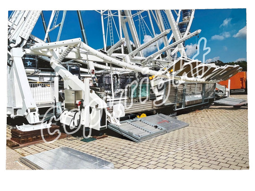 Xxl foto aufbau riesenrad - foto,