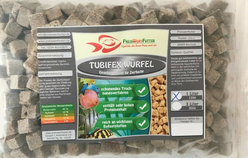 Tubifex würfel - tubifex,