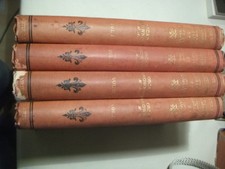 1888. The new illustrated History of England. 4 Bände. Zahlr. Holzschnittabb.