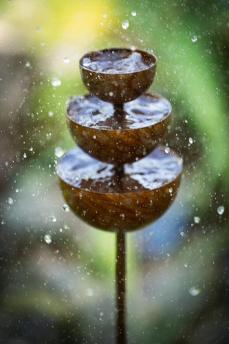 Regenfänger gartenstecker - regenfänger,
