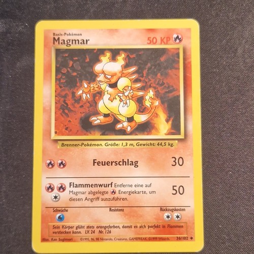 Pokemon karte tcg magmar 50 - karte,
