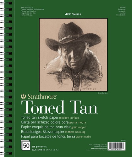 Strathmore toned tan - toned, 22,9x30,5