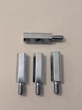 Abstandsbolzen M5 x 25, 6- Kant SW 8, Stahl verzinkt, 4 Stück