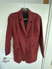 Zara mantel rot schwarz - zara,