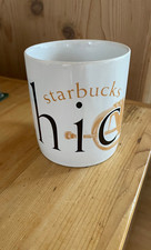 Starbucks Kaffee Tee Becher Tasse CITY MUG Chicago Edition 1994 weiß groß