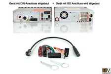 Adapterkabel Set für Mercedes Radio DIN= ISO R107 W126 W201 Ausziehhaken Antenne