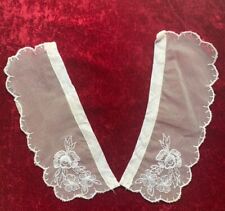 Alter Spitzenkragen Spitze Florentiner Tüll 50er Jahre