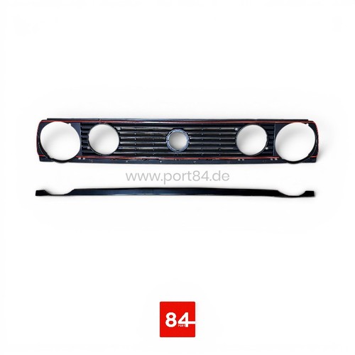 Rippen kühlergrill rand rot - 7-rippen,