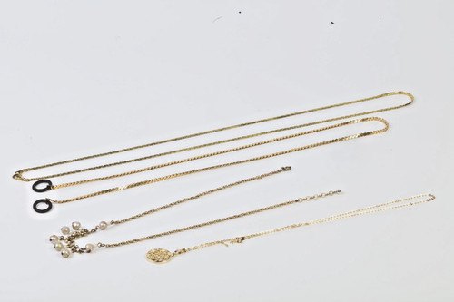 Halsketten modeschmuck mit - 4x,