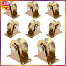 Umlenkrollen Stahl U-Nut 8