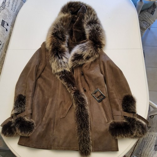 Lammfell racoon jacke - lammfell,
