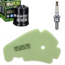 PIAGGIO Beverly 125 ie 10   Luftfilter Ölfilter Zündkerze Wartungskit