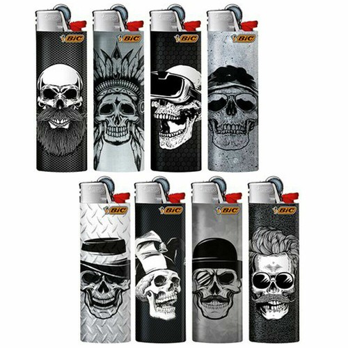 Bic maxi feuerzeug skull - maxi,
