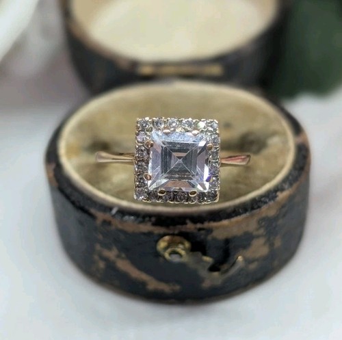 Quarz cluster ring in - 9, kt