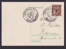 Breslau Schlesien Deutsche Ostgebiete Wroclaw Deutsches Reich Karte SST n.