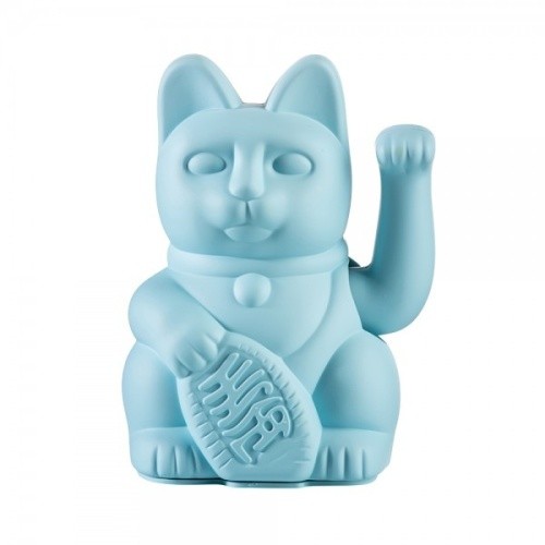 Winkekatze lucky cat blue - "lucky, blue"