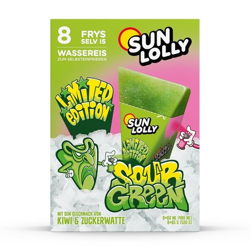 Sun lolly sour green - green, wassereis