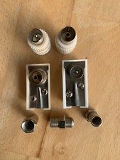 ✨Schnellstecker  Stecker/Buchse für Koaxialkabel Antennenkabel Sat TV ✨