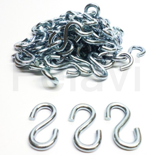 Haken 4 mm verzinkt - s-haken, 35
