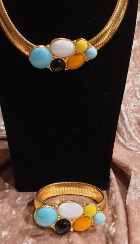 Hals und armreif - armreif, modeschmuck